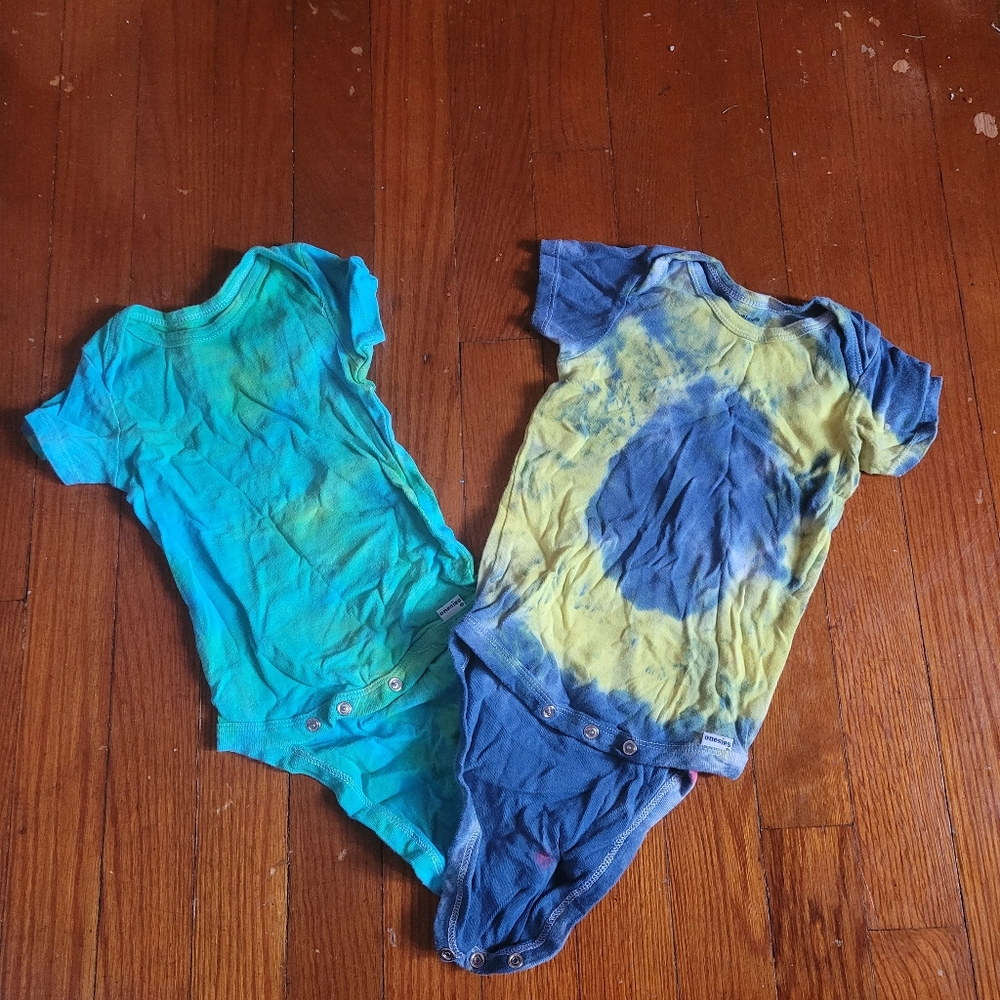 Colorful tye dye Kids One Piece Set
